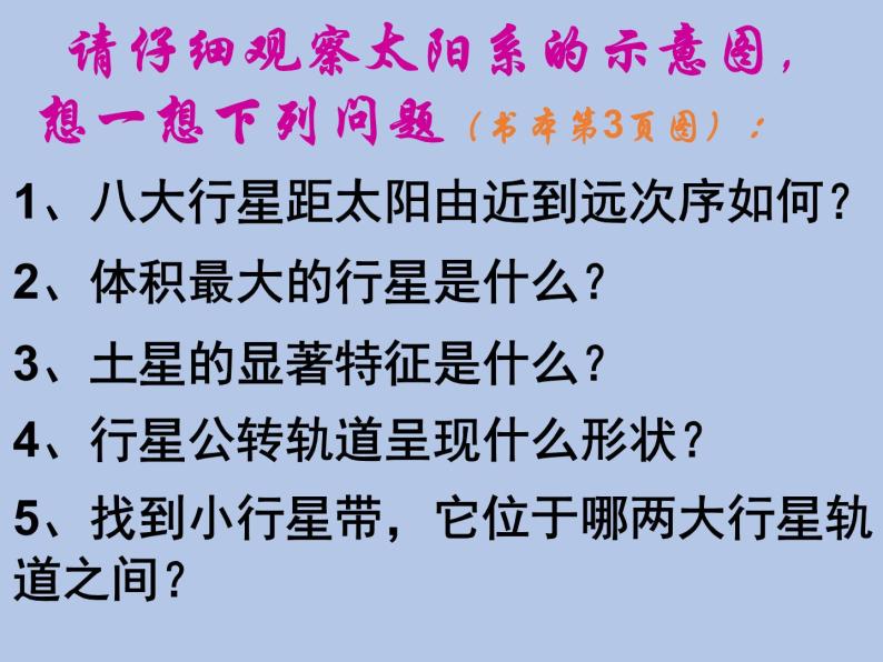 牛津上海版科学七年级下册12.1.1《太阳系的组成》课件04