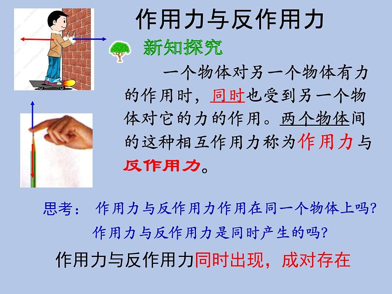 牛津上海版科学七年级下册12.2.4《作用力和反作用力》课件03