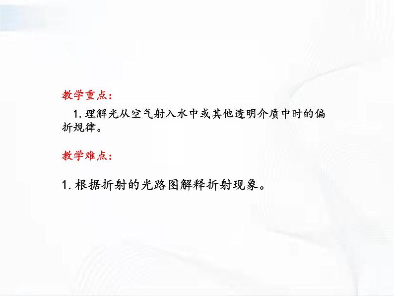 浙教版科学七年级下册 第二章 第五节 光的反射和折射 第3课时 课件+视频素材03