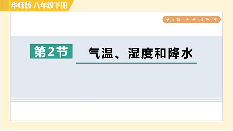 气温、湿度和降水PPT课件免费下载01