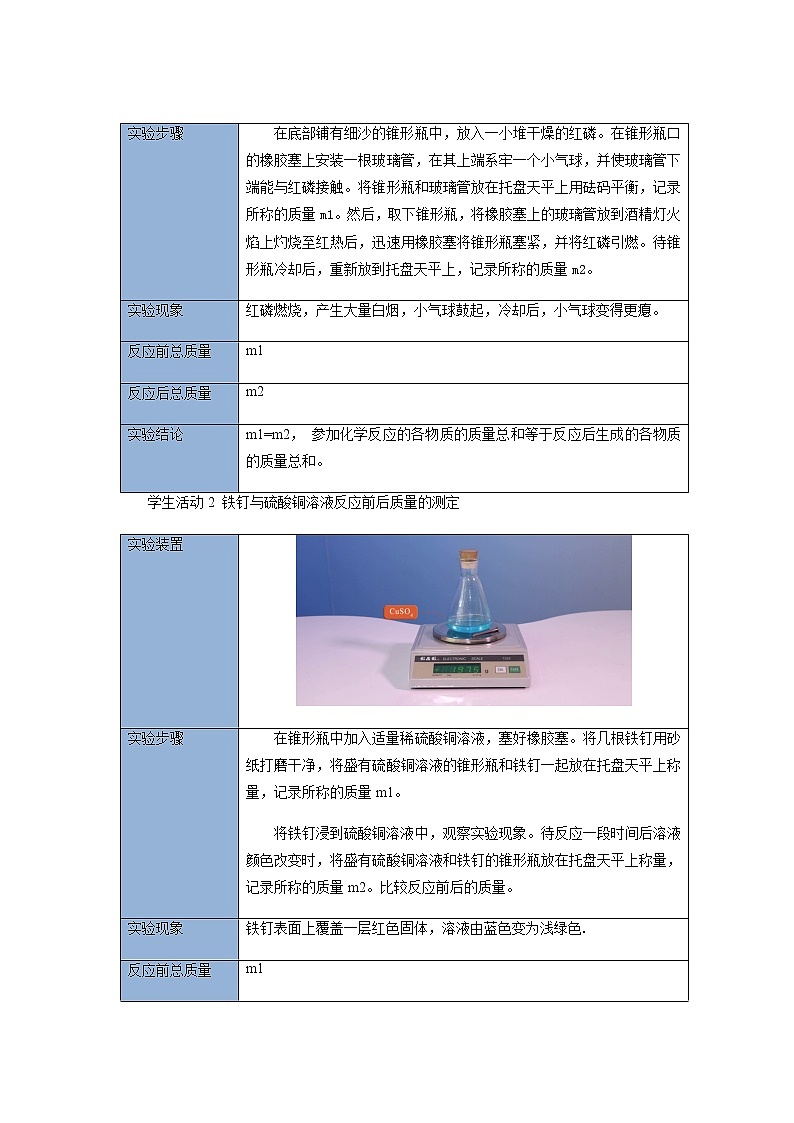 【教学方案】浙教版科学八年级下册3.3《化学方程式》 (共4课时)教案03