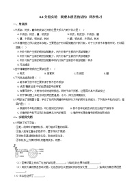 初中科学浙教版八年级下册第4章 植物与土壤第4节 植物的茎与物质运输当堂检测题