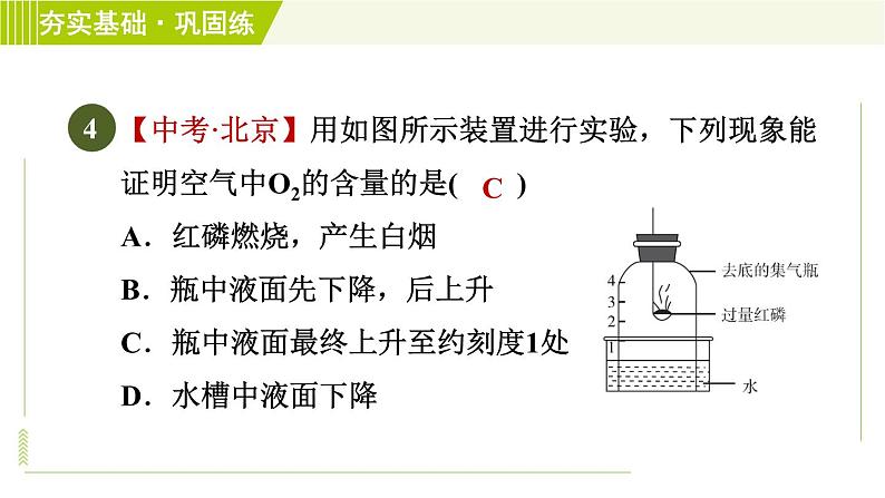 华师版七年级下册科学 第2章 习题课件07