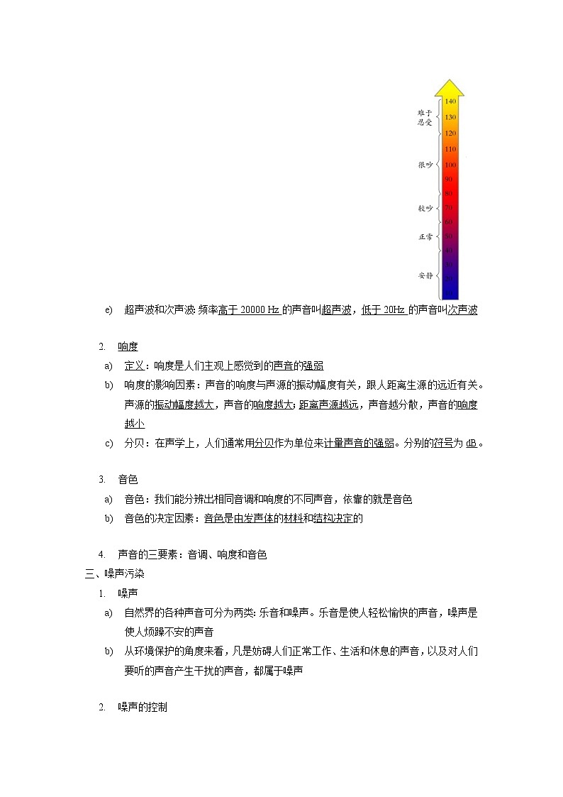 2.3 耳和听觉-2020-2021学年科学七年级下册讲练测（浙教版）02