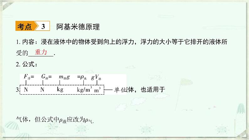 浙教版科学八年级上册重难点突破（一）：浮力、物体的浮沉条件(共16张PPT)第7页