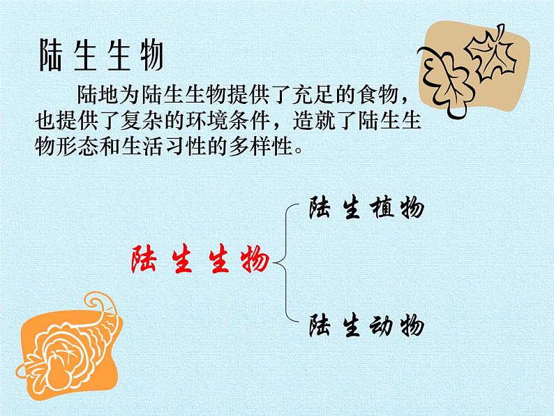 华师大版科学七年级上册 第1章 地球上的生物 复习课件05