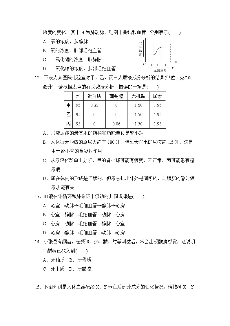 浙教版九年级上册科学 第4章达标检测卷03
