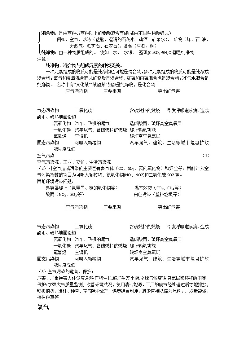 第一节 空气与氧气学案02