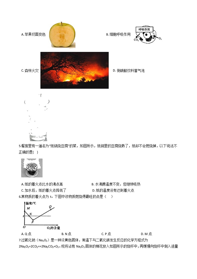 第二节 氧化与燃烧练习题第2页