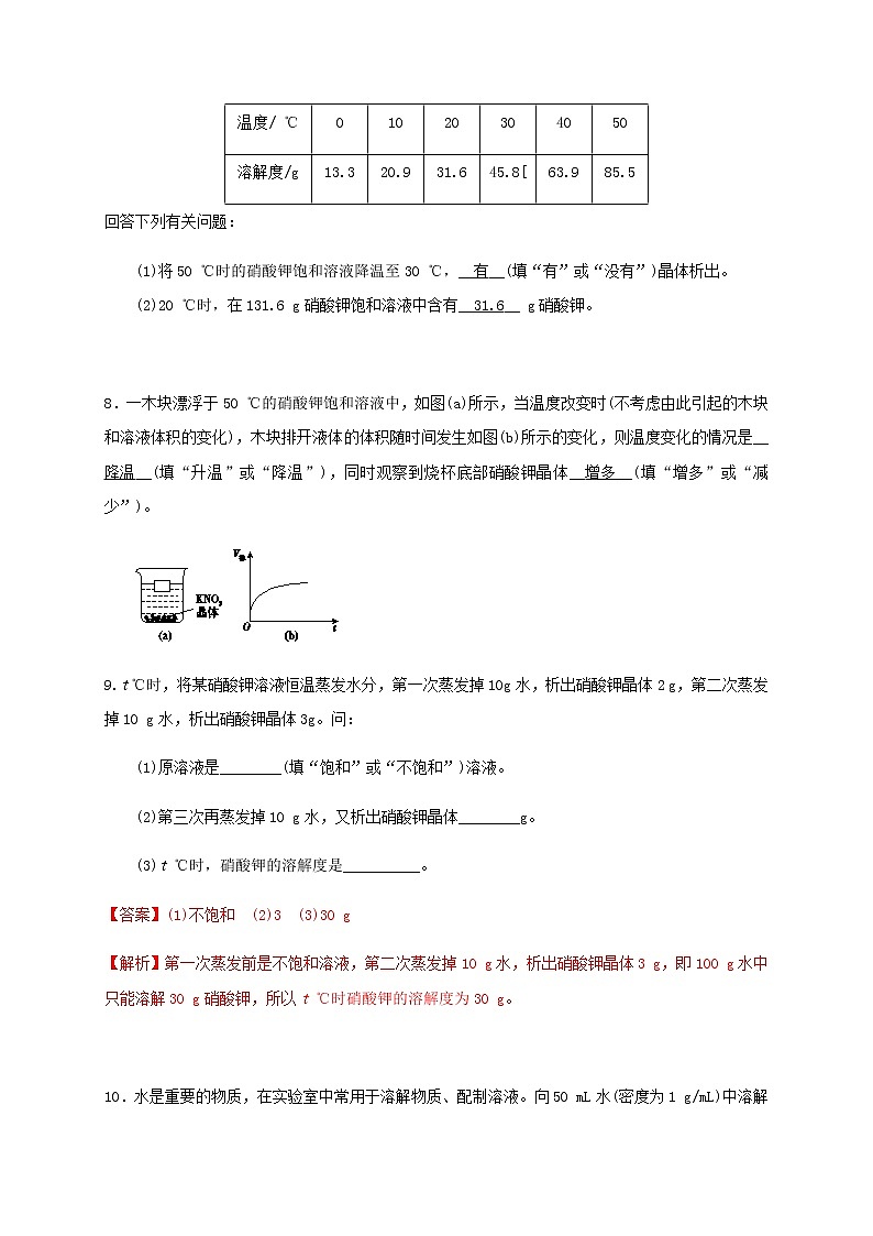 八上1.6 物质的分离-重难点优化与提高（含部分解析）第3页
