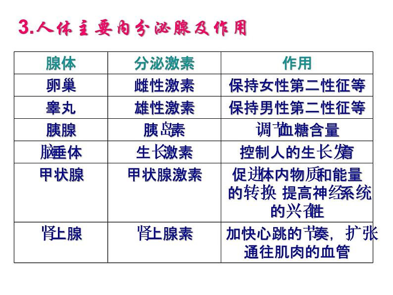 3.2  人体激素的调节—浙教版八年级科学上册课件第8页