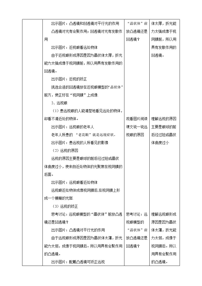 2.6 透镜和视觉（第2课时）（课件+教案+学案+练习）02