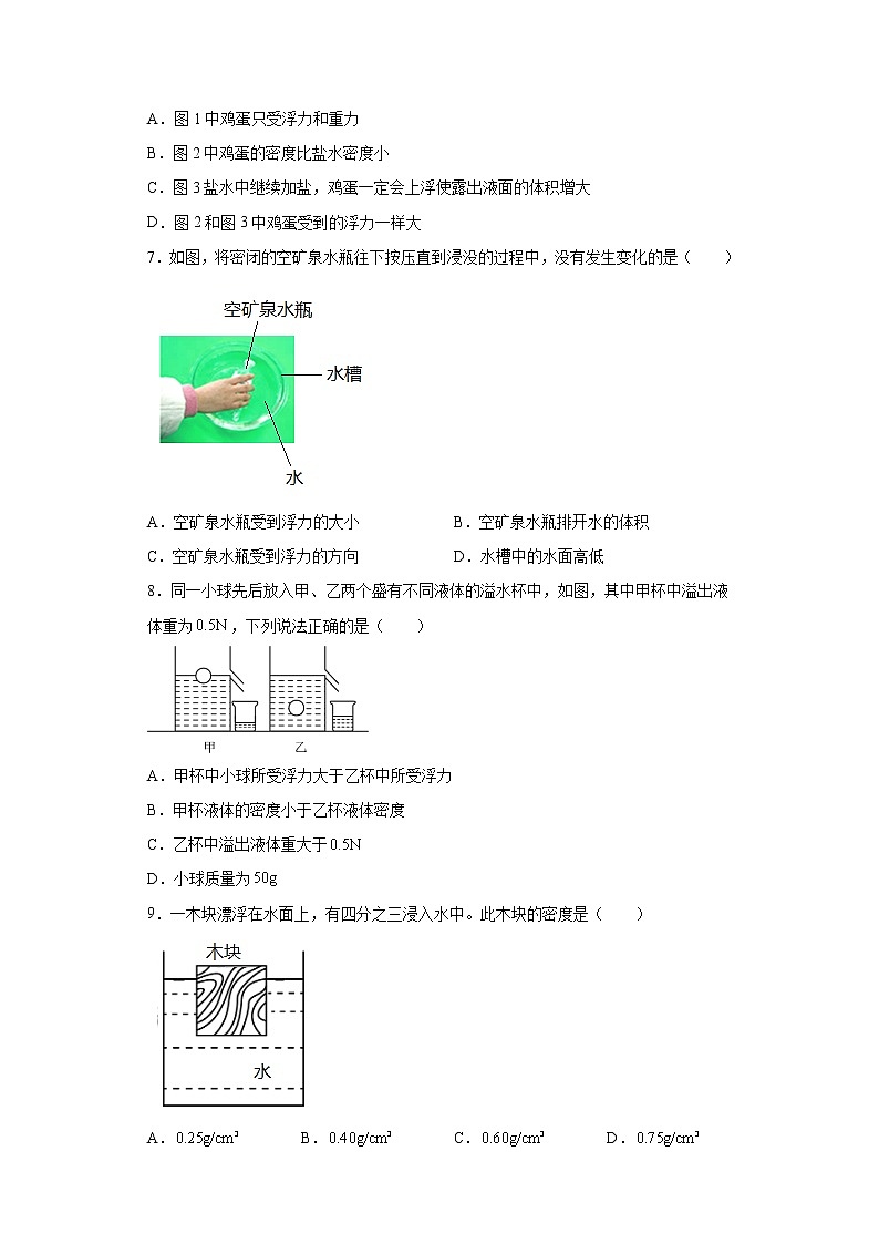 1.3 水的浮力第1课时课件-八年级科学上册  同步教学课件+练习(浙教版)03