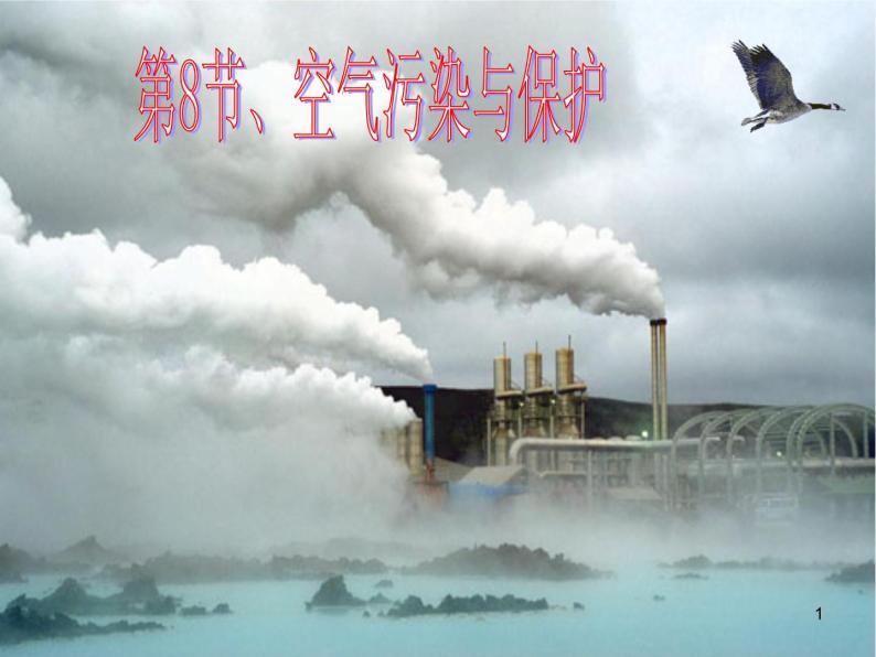 【浙教版】科学八下：3.8《空气污染与保护》ppt课件（1）01