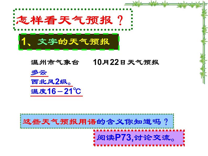 2020秋【浙教版】科学八年级上册2.5《天气预报》（1）课件PPT04