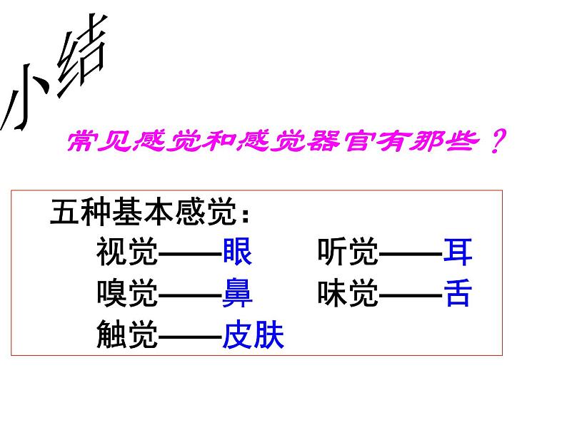 【浙教版】科学七下：2.1《感觉世界》ppt课件（2）07