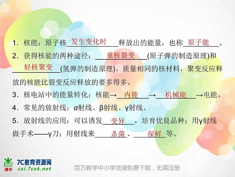 2020秋浙教版科学九上3.7《核能》ppt课件（1）02