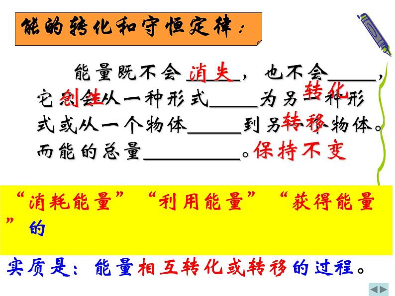 2020秋浙教版科学九上3.8《能量的转化与守恒》ppt课件（3）05