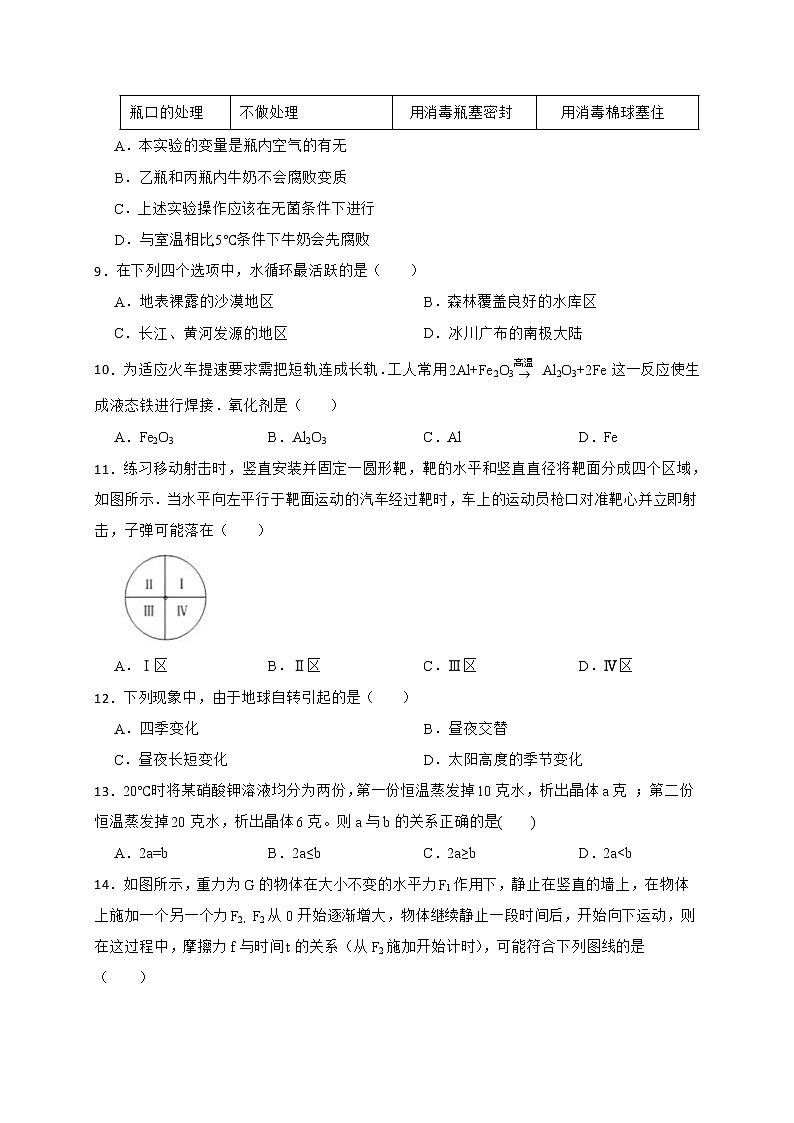 2022年浙江省中考科学模拟卷（杭州专用）（三）03