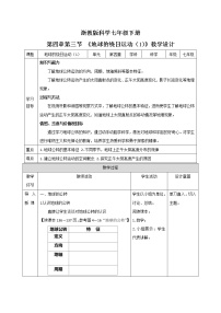 浙教版七年级下册第3节 地球的绕日运动教学设计及反思