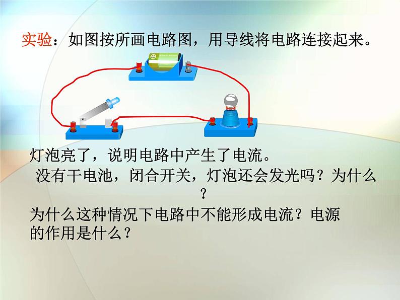 华师大版八年级下册科学 4.3电流、电压 课件04