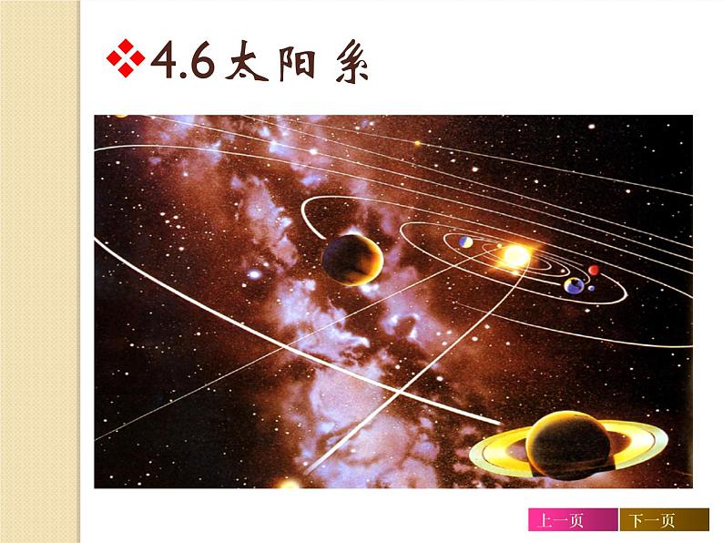 浙教版七下科学 4.6太阳系 课件01