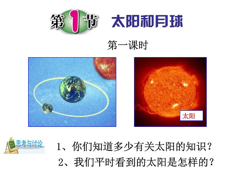 浙教版七下科学 4.1太阳和月球 课件第3页