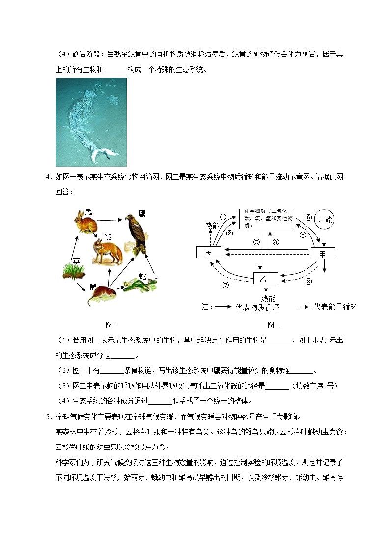 精练4 生物与环境（原卷版）第2页