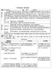 科学七年级下册1 空气的存在教案设计