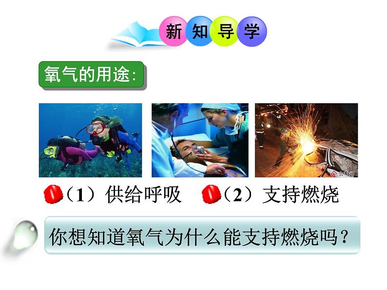 华师大版七年级下册科学 2.3氧气 课件02