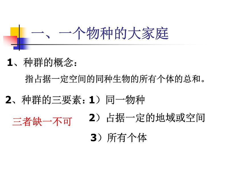 华师大版七年级下册科学 5.1种群和群落 课件06