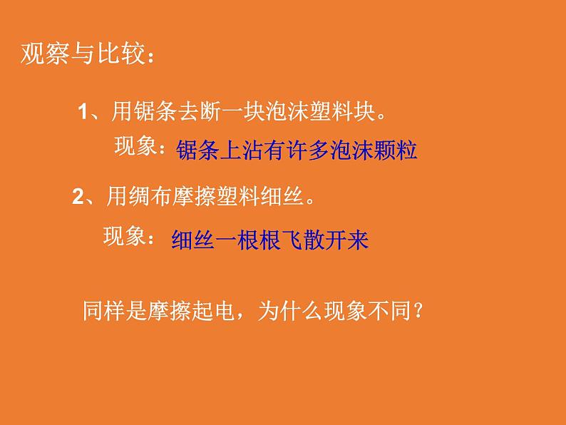 华师大版八年级下册科学 4.1自然界的电现象 课件08