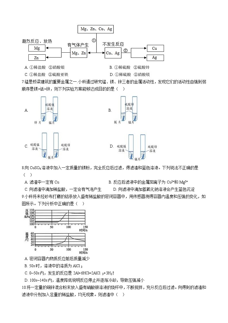 2022年浙江省中考科学专题复习 金属第2页