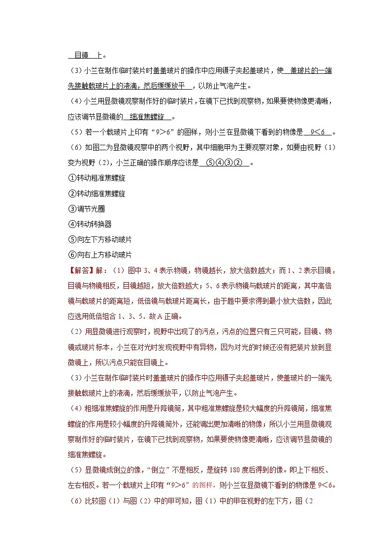 专题6 生物实验和探究（解析版）第3页