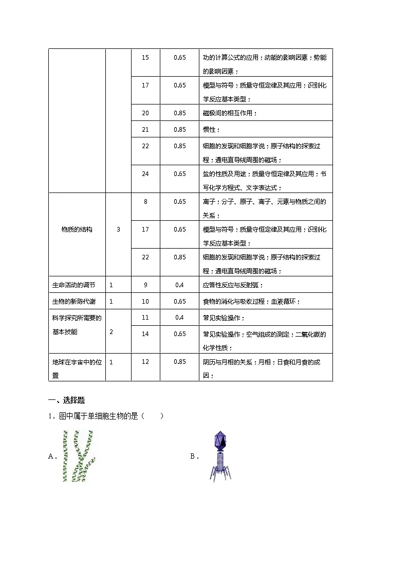 选择题（五）（解析版）第2页