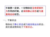 浙教版七年级下册科学 3.5二力平衡的条件 课件