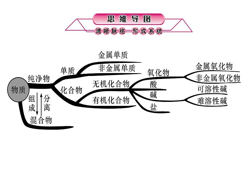 浙教版初中科学 第27课时《物质的分类》中考冲刺复习课件02