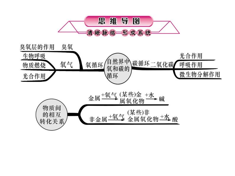 浙教版初中科学 第36课时《物质间的循环和转化》中考冲刺复习课件02