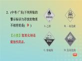 华东师大版九年级科学上册第2章酸与碱3重要的碱第1课时氢氧化钠和氢氧化钙习题课件