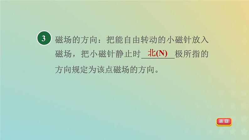 浙教版八年级科学下册第1章电与磁第1节指南针为什么能指方向第2课时磁场和磁感线习题课件第5页