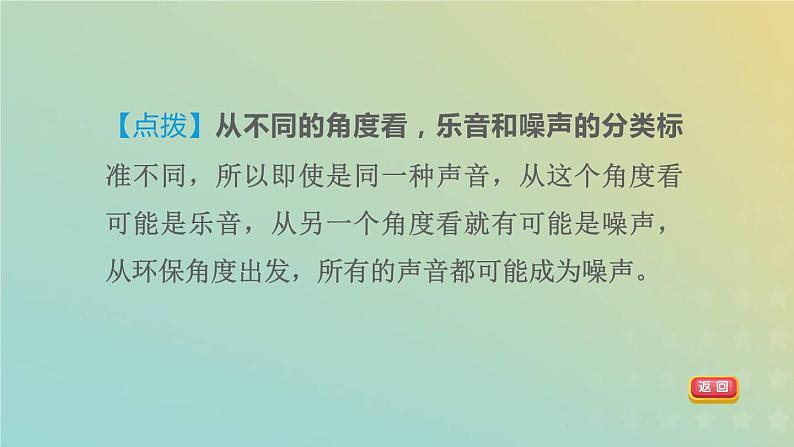 华东师大版八年级科学下册第1章声3噪声习题课件07