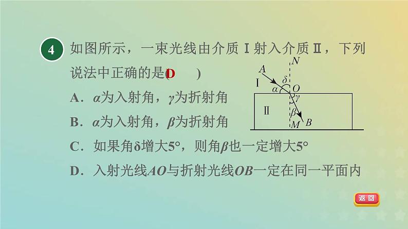 华东师大版八年级科学下册第2章光2光的折射习题课件第8页