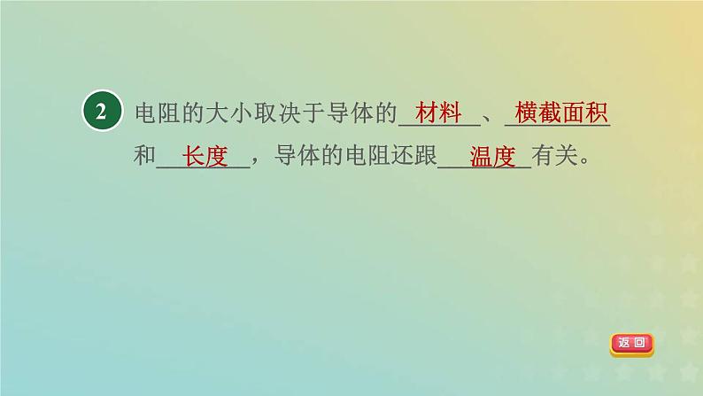 华东师大版八年级科学下册第4章电与电路4电阻第1课时导体的电阻习题课件第4页