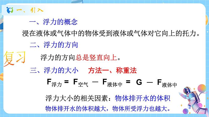 1.3 水的浮力（第2课时）课件第2页