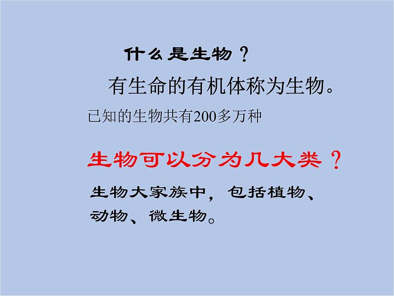 华师大7上个科学1.2 生物的基本特征 课件第6页