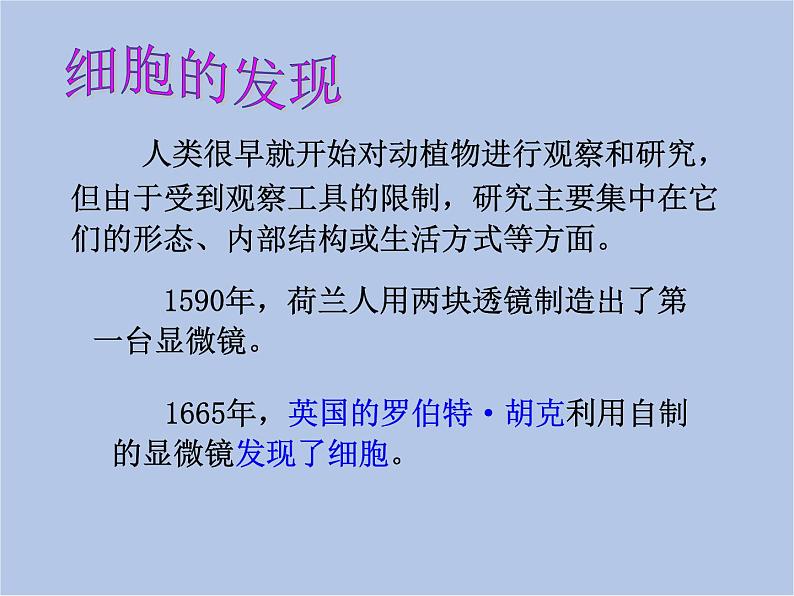 华师大7上个科学4.2 细胞 课件03