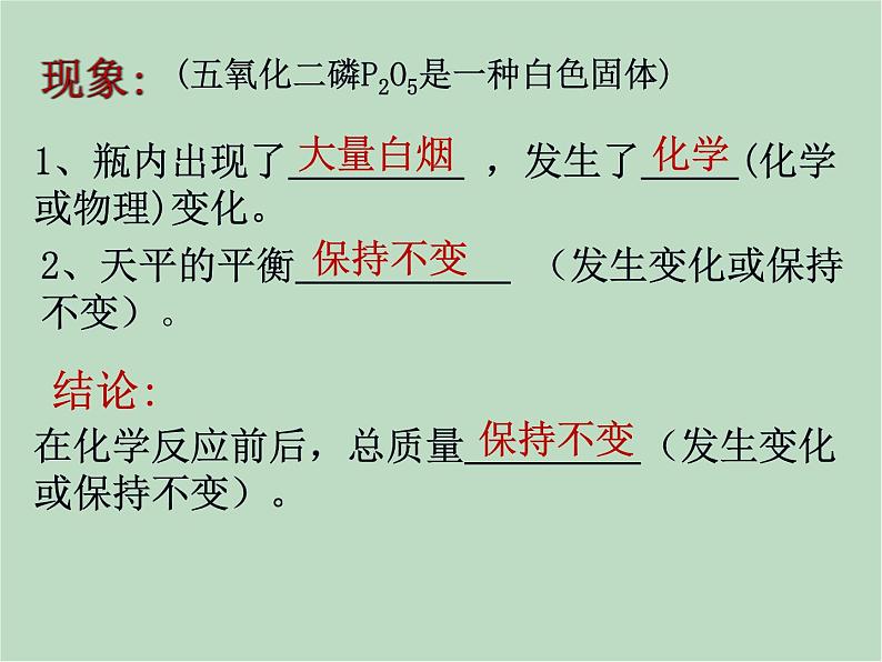 华师大9上科学1.1 化学方程式  课件03