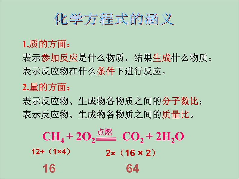 华师大9上科学第1章 化学反应 复习课件08