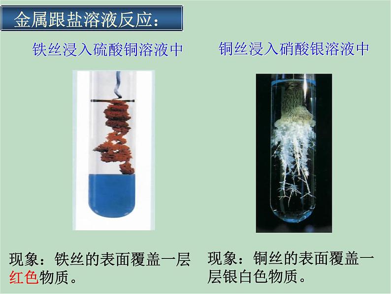 华师大9上科学3.2 金属的活动性顺序  课件07