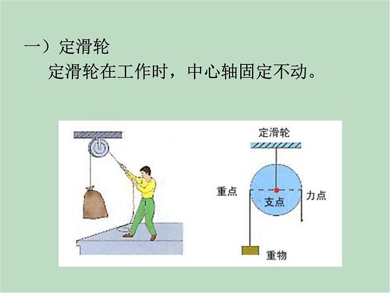 华师大9上科学5.2 滑轮  课件08